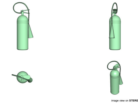 Fire Extinguisher - Type 1 Model 3D