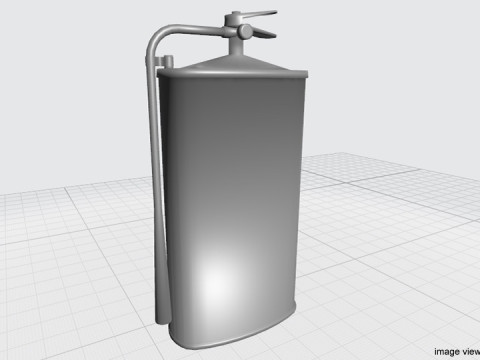 Fire Extinguisher - Type 2 Model 3D