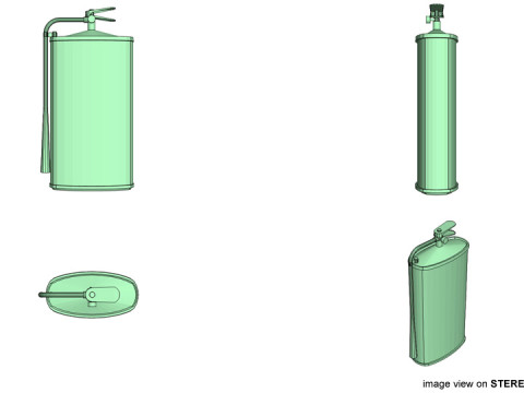 Fire Extinguisher - Type 2 Model 3D