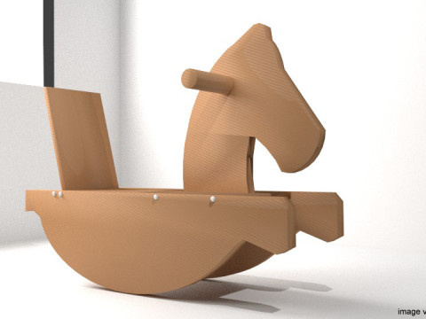 Rocking Horse - Type 1 3D Modell