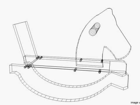Rocking Horse - Type 1 3D Modell