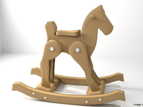 Rocking Horse - Type 2 3D Model