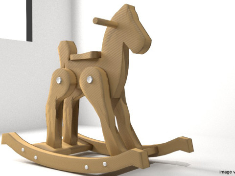 Rocking Horse - Type 2 3D Model