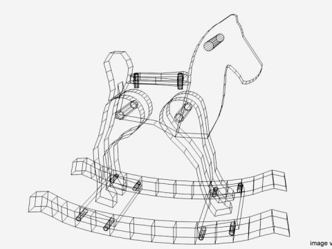 Rocking Horse - Type 2 3D Model