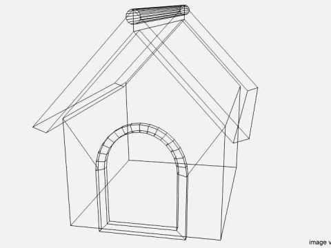 Doghouse - Type 1 3D Model