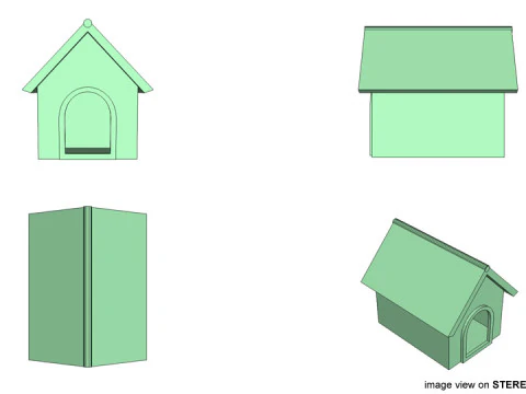 Doghouse - Type 1 3D Model