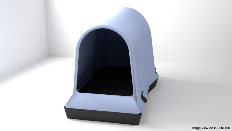 Doghouse - Type 3 3D 모델 .c4d .max .obj .3ds .fbx .stl .blend 