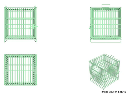 Pet Cage - Type 1 3D Model
