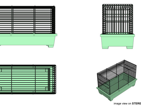 Pet Cage - Type 2 3Dモデル