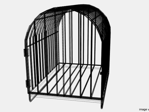 Haustierkäfig – Typ 3 3D Modell