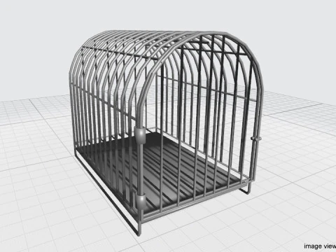 Pet Cage - Type 3 3D Model