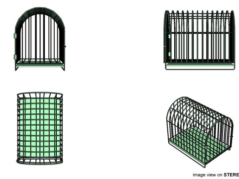 Pet Cage - Type 3 3D Model