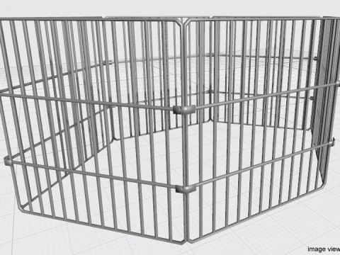 Pet Cage - Type 4 3D Model