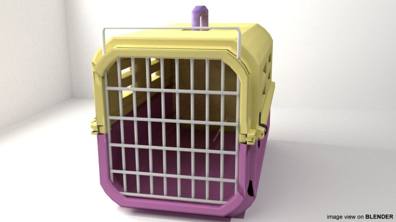 Pet Cage - Type 5 3D Модель .c4d .max .obj .3ds .fbx .stl .blend 
