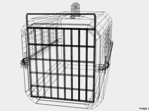 Pet Cage - Type 5 3D Model
