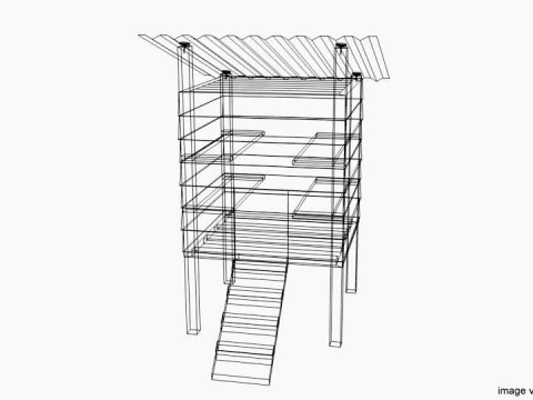 Hen House - Type 1 3D Model