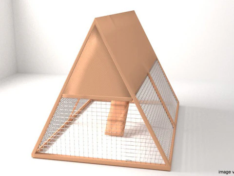 Gallinero - Tipo 2 Modelo 3D