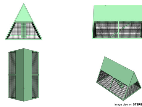 Hen House - Type 2 3D Model