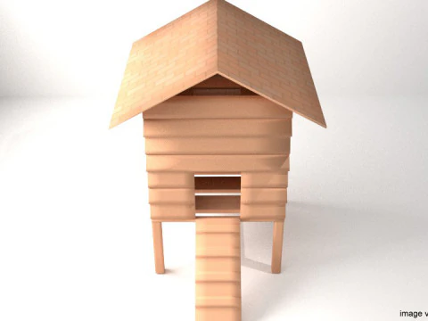 Hen House - Type 3 3D Model