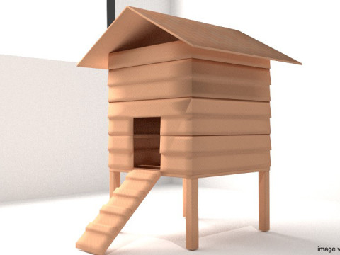 Hen House - Type 3 Model 3D