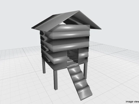 Hen House - Type 3 3D Model