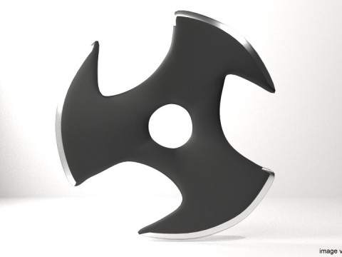 Throwing Star - Type 1 3D 模型