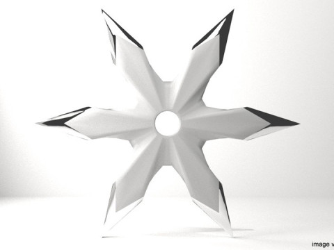 Throwing Star - Type 3 3D 模型