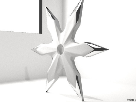 Throwing Star - Type 3 3D 模型