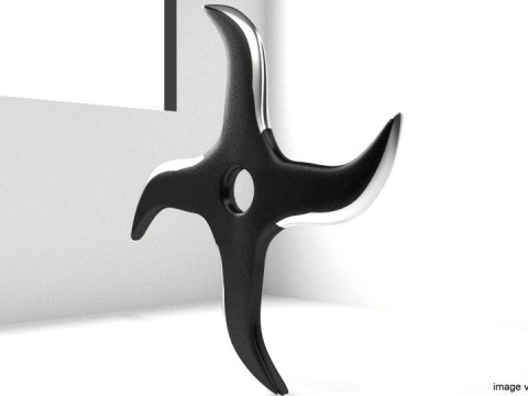 Throwing Star - Type 4 Modello 3D