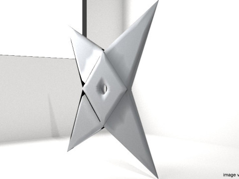 Throwing Star - Type 5 3D 모델