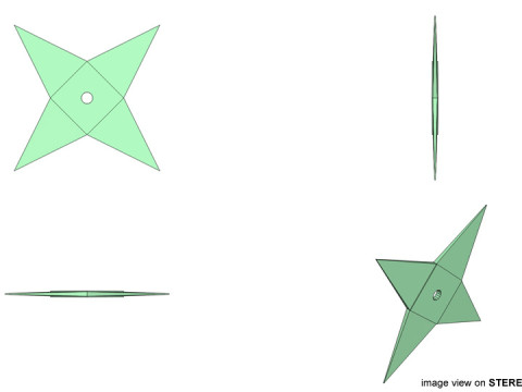 Throwing Star - Type 5 3D 모델