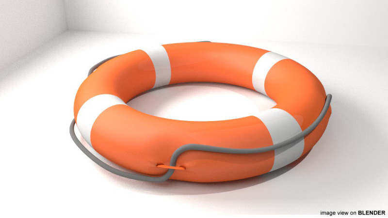 Lifebuoy - Type 1 Modelo 3D .c4d .max .obj .3ds .fbx .stl .blend
