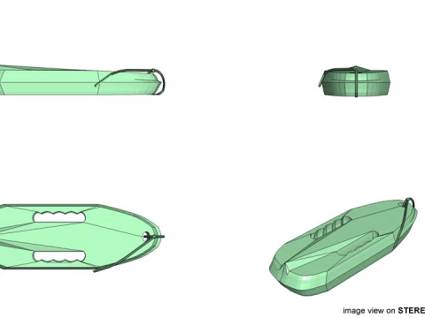 Lifebuoy - Type 2 3D Model