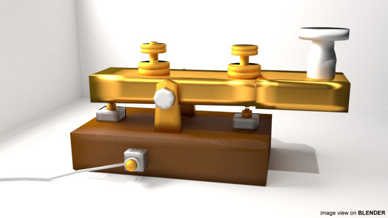 Telegraph - Type 1 3D Model .c4d .max .obj .3ds .fbx .stl .blend 