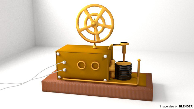 Telegraph - Type 2 3D 模型 .c4d .max .obj .3ds .fbx .stl .blend 
