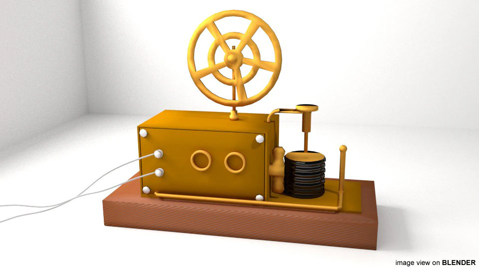 Telegrafo - Tipo 2 Modello 3D .c4d .max .obj .3ds .fbx .stl .blend 