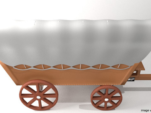 Wagon - Conestoga 3D 模型