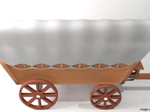 Wagon - Conestoga 3D Model