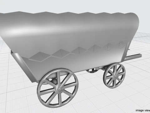 Wagon - Conestoga 3D Model