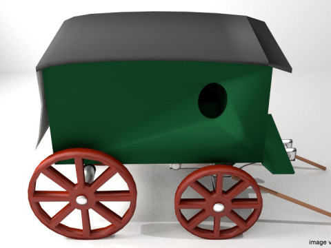 Wagon - Delivery Modèle 3D
