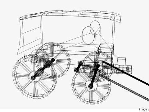 Wagon - Delivery Modèle 3D