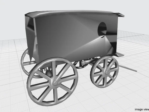 Carro - Consegna Modello 3D