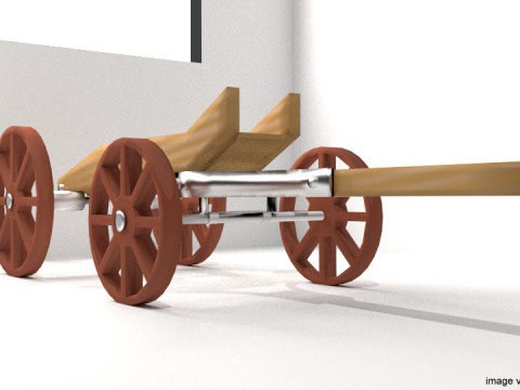 Wagon - Freight 3D Model