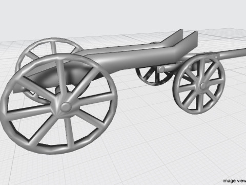 Wagon - Freight 3D Model