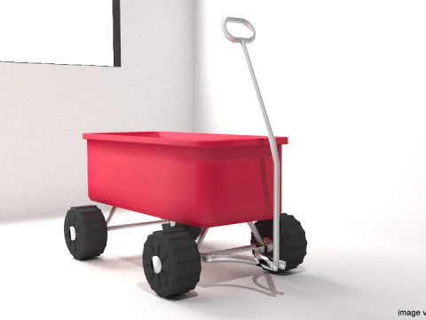 Wagon - Garden 3D Model