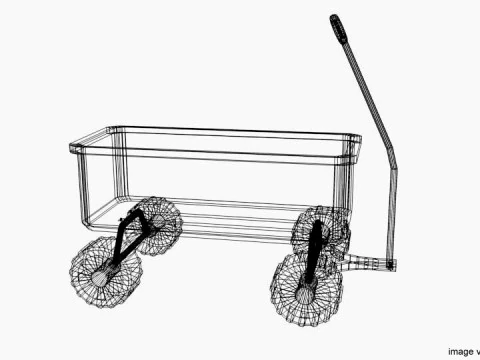 Wagon - Garden 3D Model