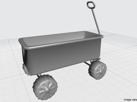 Wagon - Garden Modello 3D
