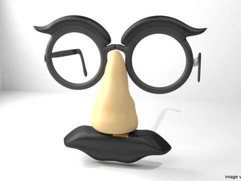 Novelty Eyeglasses - Groucho 3D 模型
