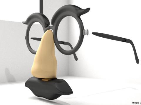 Novelty Eyeglasses - Groucho 3D 模型