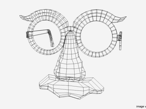 Novelty Eyeglasses - Groucho 3D 模型